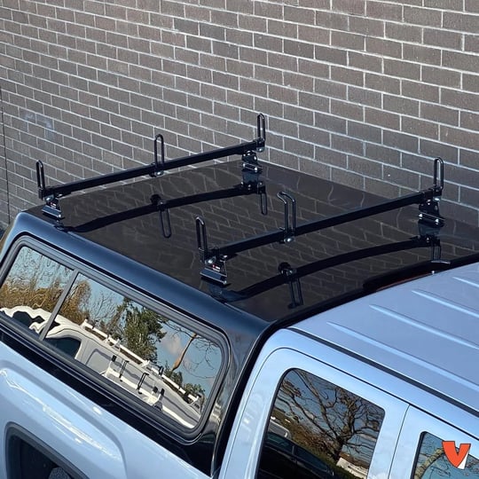 vantech-heavy-duty-2-bar-ladder-roof-rack-fits-truck-toppers-camper-shell-black-1