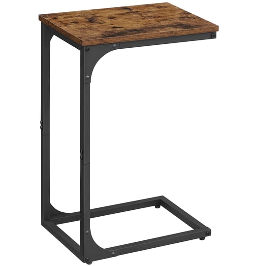 vasagle-c-shaped-end-table-small-side-table-for-couch-rustic-brown-black-1