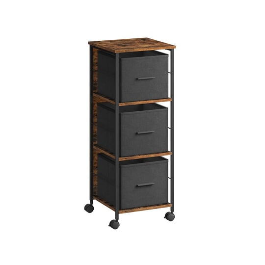 vasagle-file-cabinet-with-2-drawers-rustic-brown-ink-black-14-8-x-15-2-x-38-8-inches-1