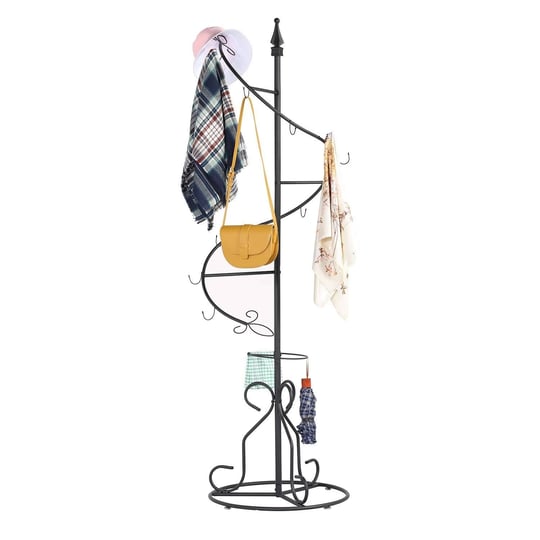 vecelo-free-standing-coat-rack-purse-caddy-and-umbrella-standhall-coat-treespremium-stylish-coat-hol-1