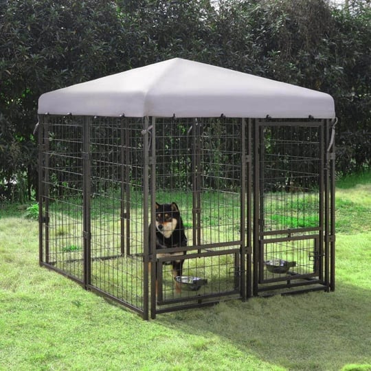 veikous-4-5-ft-x-4-5-ft-dog-kennel-outdoor-with-rotating-feeding-door-stainless-bowls-and-upgraded-p-1