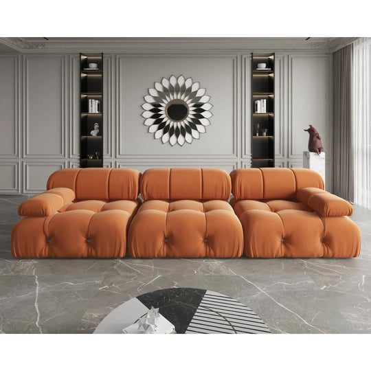 velvet-3-seater-reversible-modular-sofa-orange-1