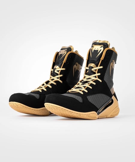venum-elite-boxing-shoes-black-beige-1