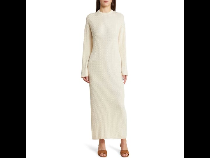 vero-moda-premium-textured-long-sleeve-knit-maxi-dress-in-cream-white-1