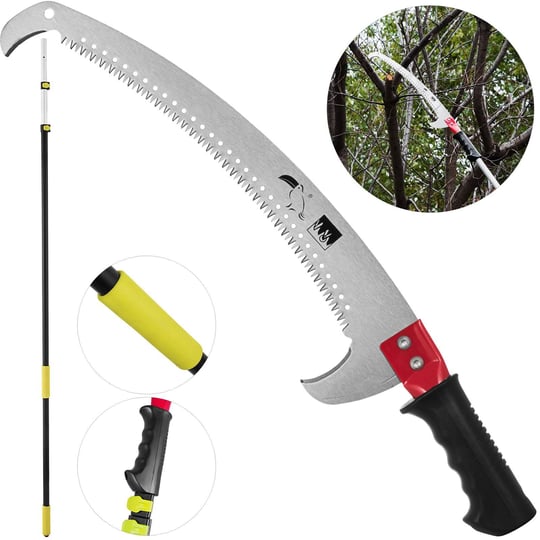 vevor-4-13-8ft-tree-pruner-pole-saw-telescopic-pole-saw-23in-curved-saw-blade-forestry-xzj4-2m000000-1