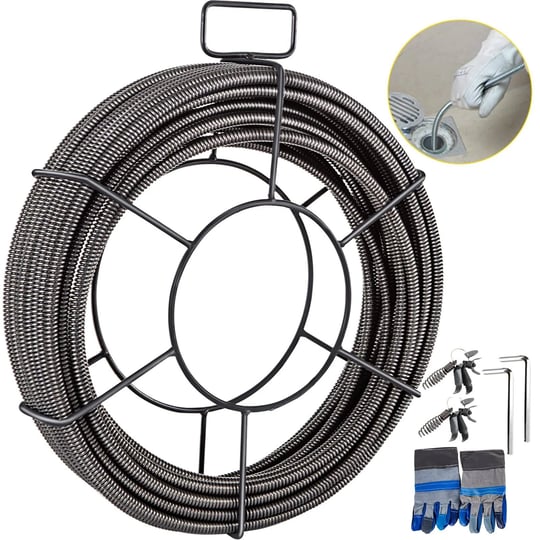 vevor-75-ft-solid-core-sewer-snake-clog-pipe-drain-cleaning-cable-w-four-shapes-of-cutters-black-gdg-1