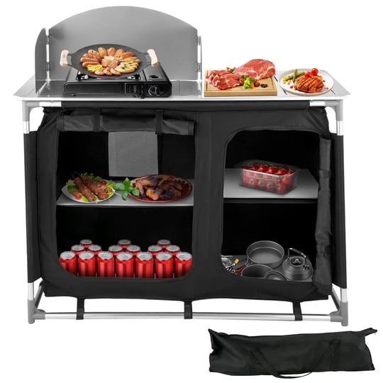 vevor-aluminum-portable-folding-picnic-station-with-windshield-storage-1