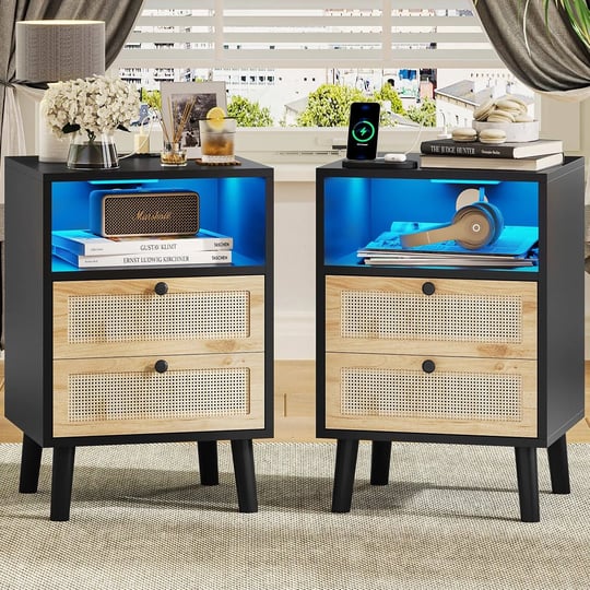 viagdo-rattan-nightstands-set-of-2-with-led-lights-night-stand-with-charging-station-and-storage-dra-1
