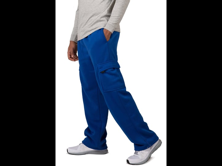 vibes-mens-fleece-cargo-sweatpants-relax-fit-with-drawstring-open-bottom-blue-1