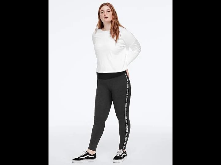 victorias-secret-high-waist-cotton-legging-black-l-womens-leggings-tights-pink-1