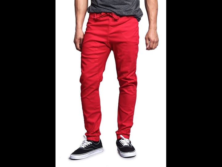 victorious-mens-drop-crotch-jogger-twill-pants-up-to-5xl-size-large-red-1