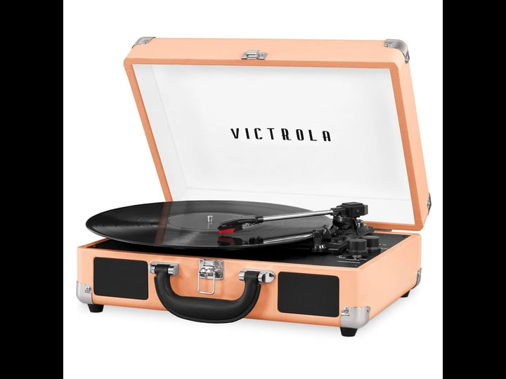 victrola-journey-bluetooth-suitcase-record-player-with-3-speed-turntable-peach-1