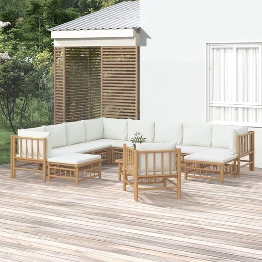 vidaxl-12-piece-patio-lounge-set-with-cream-white-cushions-bamboo-1