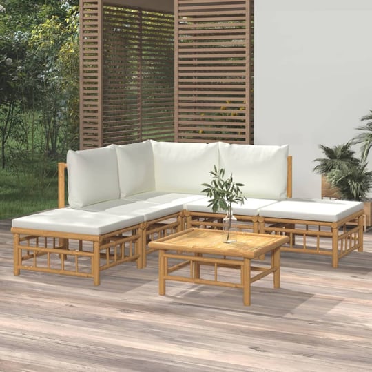 vidaxl-6-piece-patio-lounge-set-with-cream-white-cushions-bamboo-1
