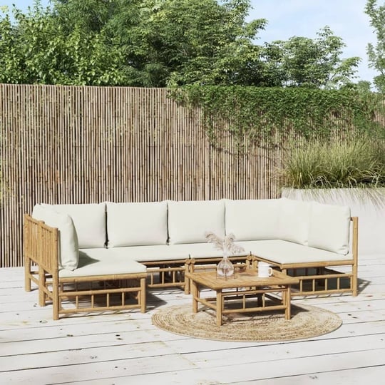 vidaxl-7-piece-patio-lounge-set-with-cream-white-cushions-bamboo-1
