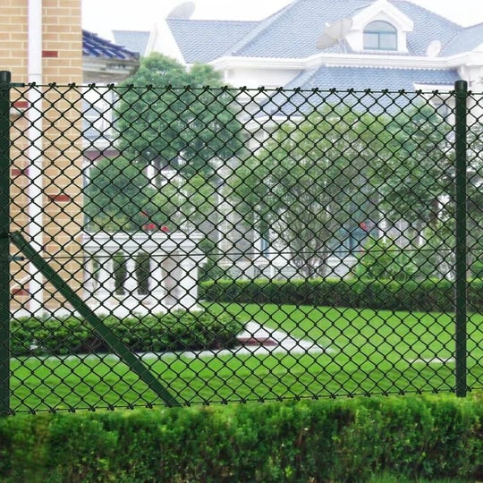 vidaxl-chain-link-fence-with-posts-steel-59-1x-984-3-green-140359-1