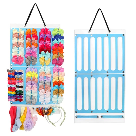 vimiv-hair-bows-holder-w-large-capacity-clips-storage-hanger-16-ribbons-organizer-baby-accessory-dis-1