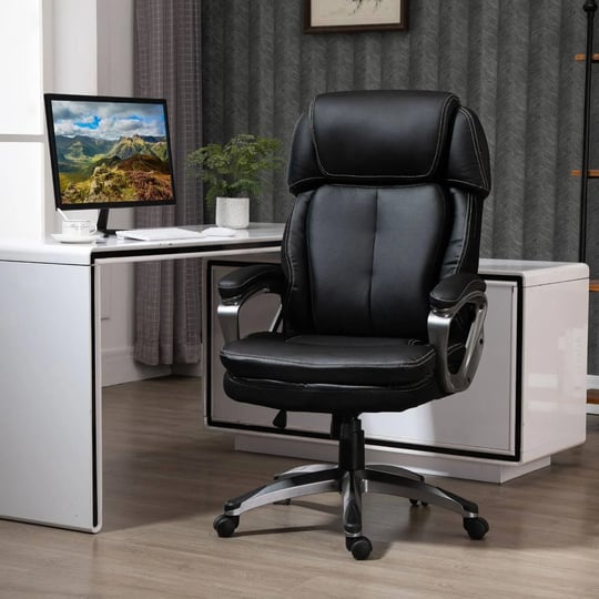 vinsetto-high-back-ergonomic-home-office-chair-computer-chair-pu-leather-swivel-chair-padded-armrest-1