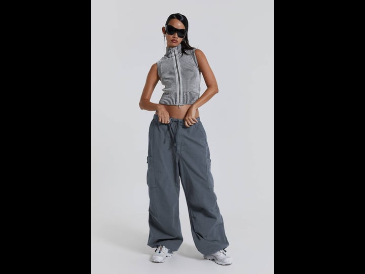 vintage-grey-parachute-cargo-pants-jaded-london-xs-grey-1