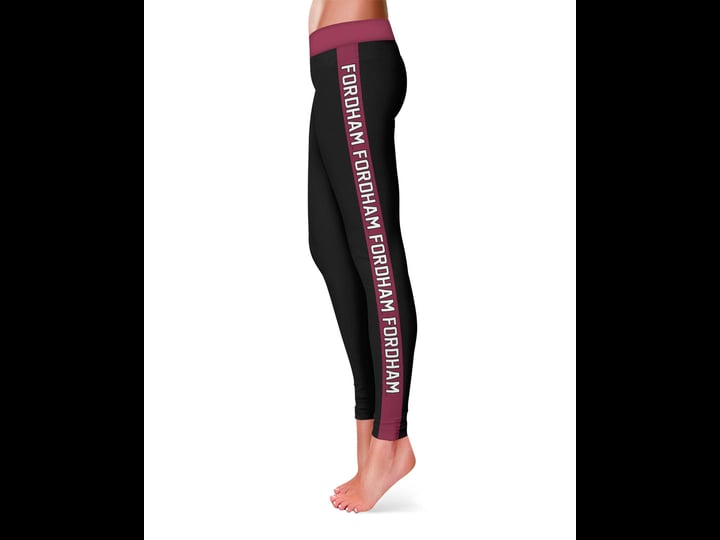 vive-la-fete-fordham-rams-red-stripe-black-leggings-l-1