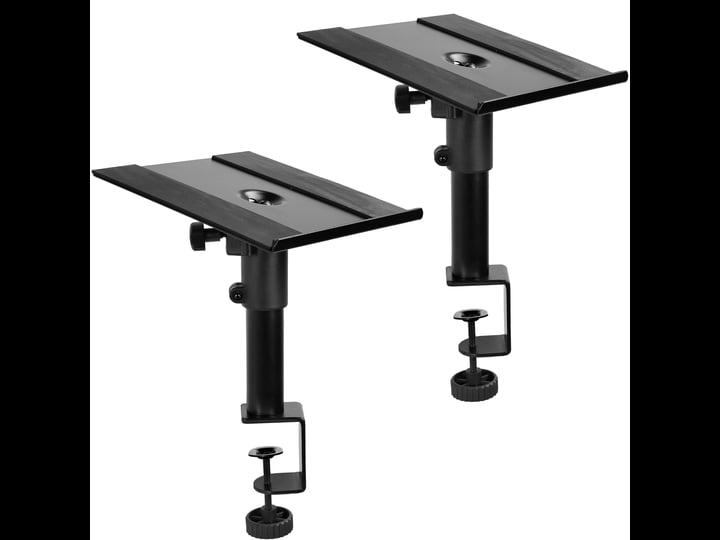 vivo-universal-black-steel-clamp-on-desk-table-speaker-stands-2-pack-1