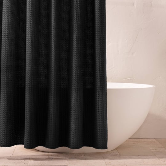 waffle-shower-curtain-washed-black-casaluna-1