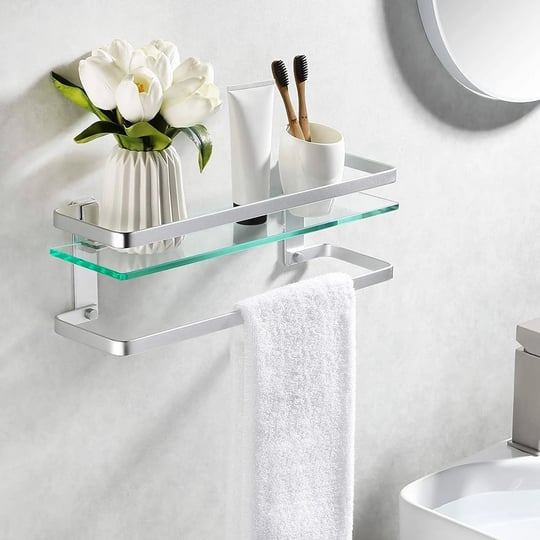 wall-mount-glass-floating-shelf-with-towel-bar-silver-1