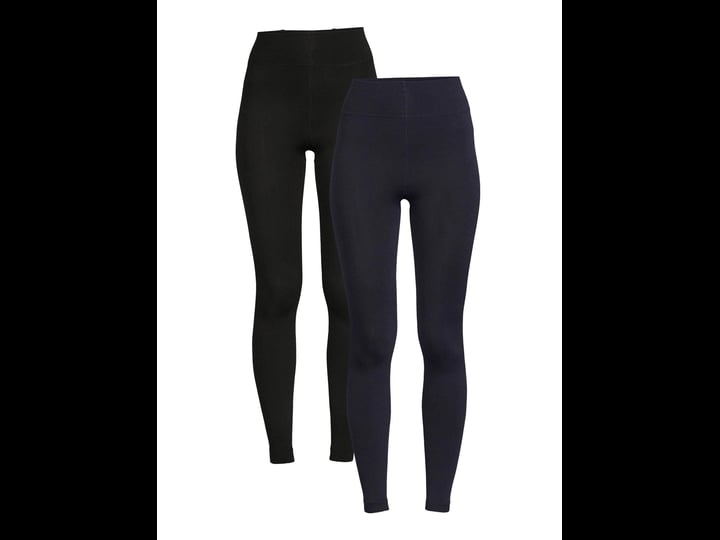 warnaco-womens-fleece-lined-tights-2-pack-size-large-xl-blue-1