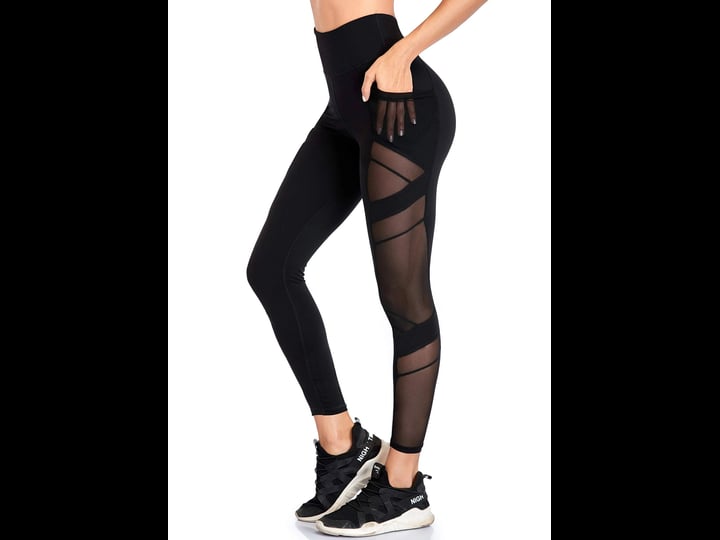 we-cufflle-womens-mesh-high-waist-leggings-yoga-pants-with-pockets-tummy-control-4-way-stretch-worko-1