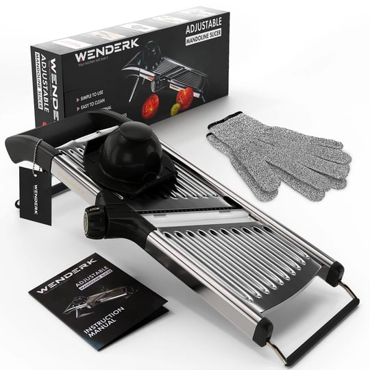 wenderk-adjustable-stainless-steel-mandoline-food-slicer-with-cut-resistant-gloves-upgraded-professi-1