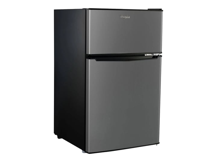 whirlpool-3-1-cu-ft-dual-door-stainless-steel-mini-refrigerator-1