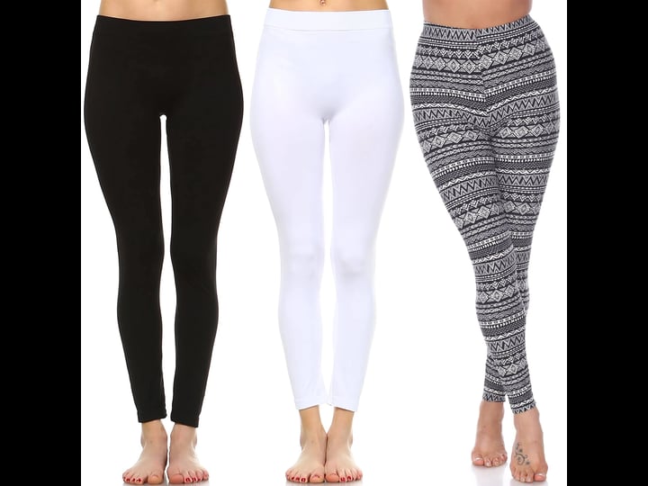 white-mark-womens-pack-of-3-leggings-size-one-size-black-1