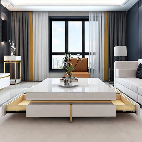 white-modern-square-coffee-table-with-drawers-tempered-glass-top-metal-legs-1
