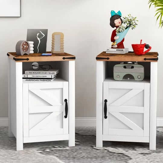 white-nightstand-with-charging-station-farmhouse-end-table-with-barn-door-sofa-side-table-with-stora-1