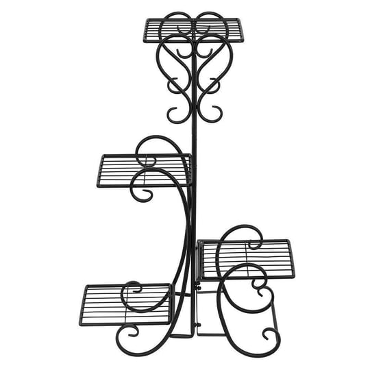 winado-black-square-iron-plant-pot-stand-decoration-for-indoor-outdoor-garden-4-potted-1