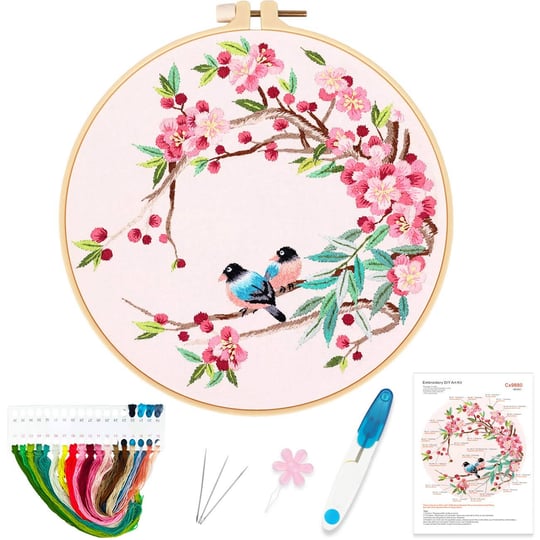 wofeis-embroidery-starter-kit-with-birds-pattern-and-instructions-embroidery-kit-for-beginners-cross-1