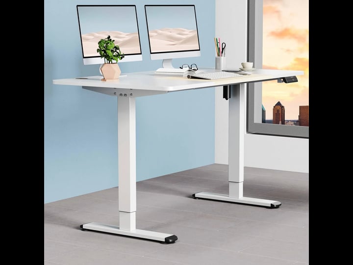 woka-55-x-28-inch-electric-standing-desk-height-adjustable-stand-up-desk-sit-stand-desk-with-memory--1