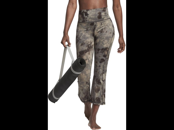 womens-adidas-yoga-studio-earth-flared-7-8-leggings-brown-small-1
