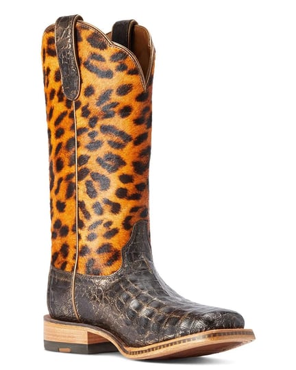 womens-donatella-western-boots-in-brushed-chocolate-caiman-belly-size-11-b-medium-by-ariat-1
