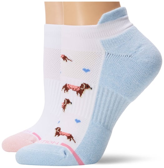 womens-dr-motion-2-pk-compression-ankle-socks-dachshund-1