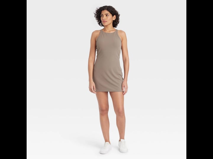 womens-fine-rib-active-dress-all-in-motion-taupe-xl-1
