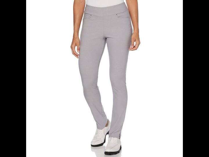 womens-grand-slam-tummy-control-midrise-pull-on-golf-pants-size-large-med-grey-1