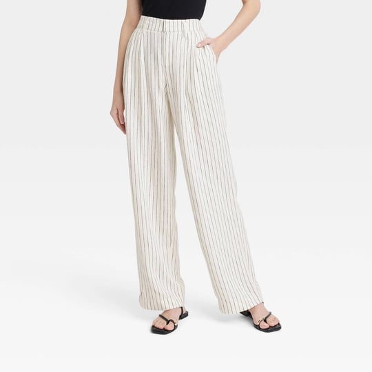 womens-high-rise-linen-pleat-front-straight-pants-a-new-day-cream-black-pinstriped-15