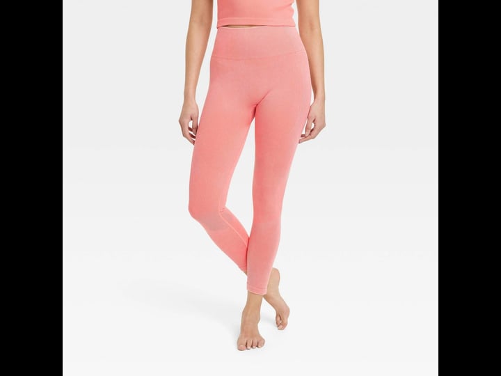 womens-high-rise-ribbed-seamless-7-8-jeggings-joylab-coral-pink-s-1
