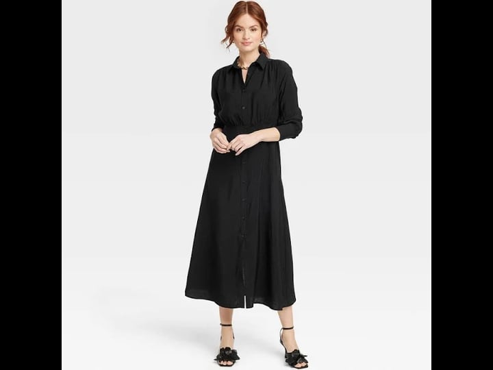 womens-long-sleeve-collared-midi-crepe-shirtdress-a-new-day-black-xs-1