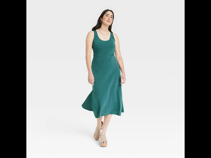 womens-midi-slip-dress-universal-thread-green-m-1