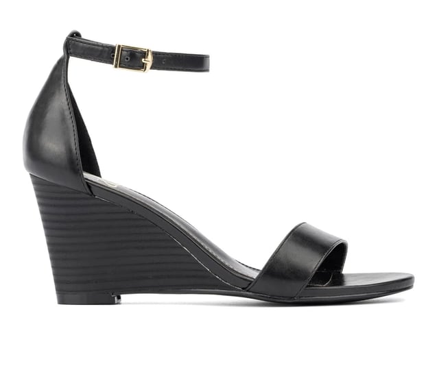 womens-new-york-and-company-sharona-wedge-sandals-in-black-size-8-1