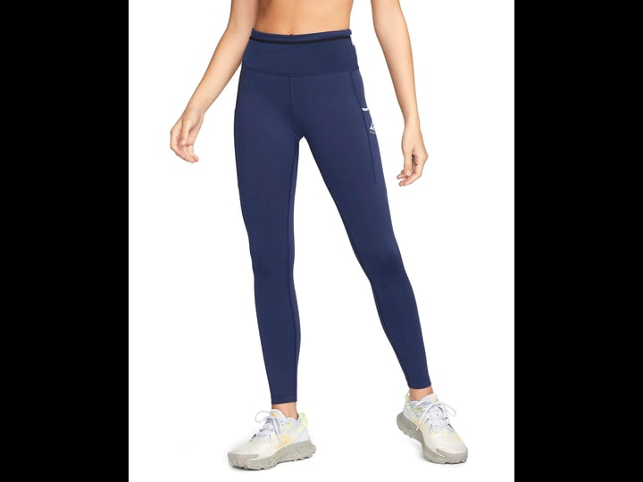 womens-nike-midnight-navy-aluminum-mid-rise-trail-running-leggings-xs-1