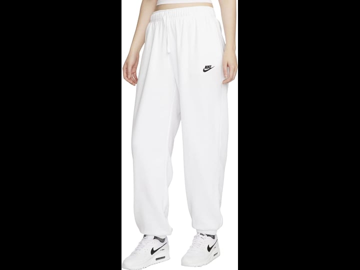 womens-nike-sportswear-oversized-club-fleece-sweatpants-size-large-white-1