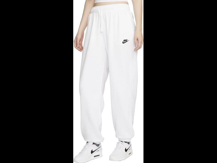 womens-nike-sportswear-oversized-club-fleece-sweatpants-size-xl-white-1